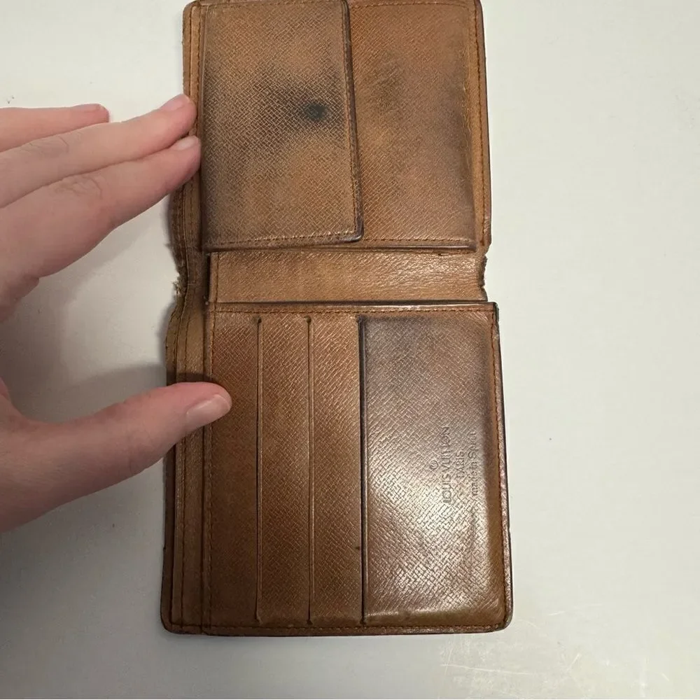 LV Louis Vuitton Monogram Bi-Fold Portefeuille Marco Men’s Wallet CA1903